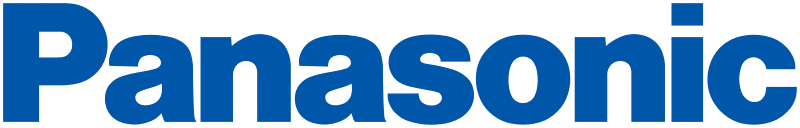 Blue Panasonic logo text on a transparent background.