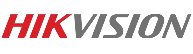 Hikvision logo with "HIK" in red and "VISION" in gray.